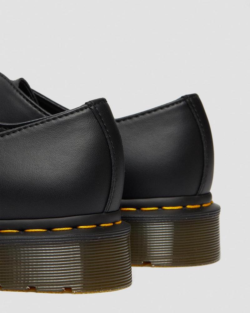 Dr Martens Vegan 1461 Felix Oxford Sko Herre Sort | DK 618LIS